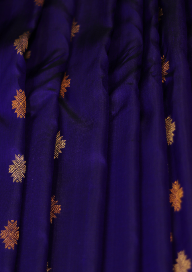 Signature Twist: Gap Border, Fancy Pallu & Butti