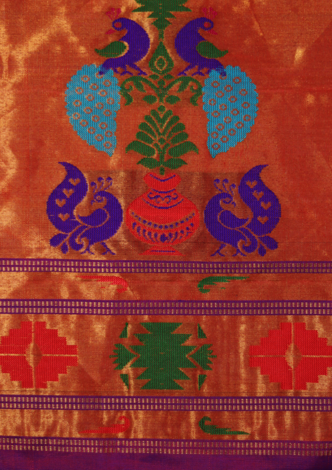 Signature Twist: Gap Border, Fancy Pallu & Butti