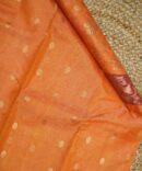 Pastel Orange Chanderi Silk Saree
