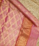 Onion Pink Chanderi Silk Saree