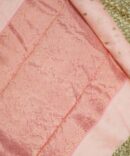 Pani Peach Chanderi Silk Saree
