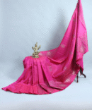 RoseWood Fancy Pure Kanchi Neem Jari Border Butta Saree