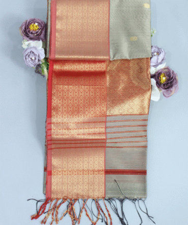 Clay Maheshwari Pure Handloom Silk Cotton Saree